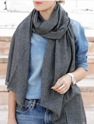 How To Wear Cashmere Scarf