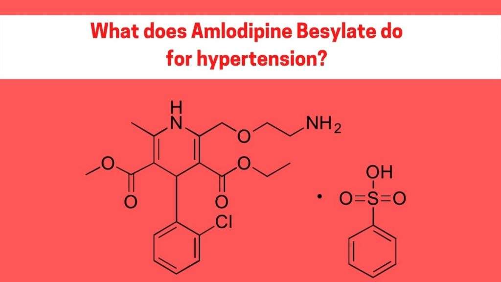 What Does Amlodipine Besylate Do For Hypertension?