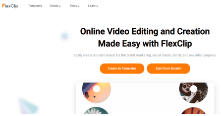 FlexClip, Online Video Editor with Predesigned Templates
